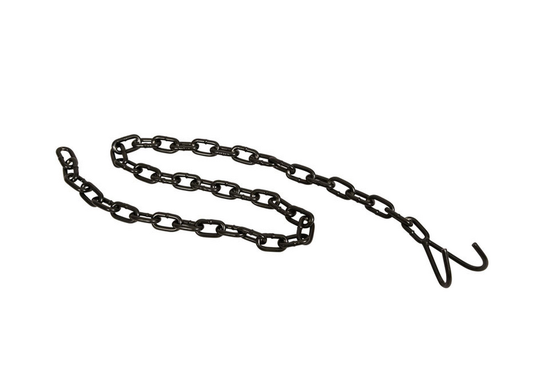 Ripustinketju kahvipannulle Espegard 2-päinen, galvanoitua terästä, musta