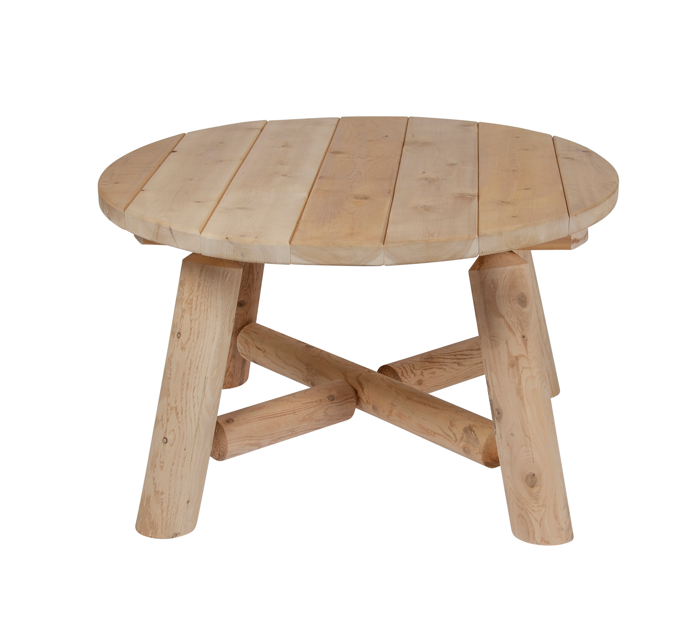 Sivupöytä Espegard Log pyöreä 60cm setripuu