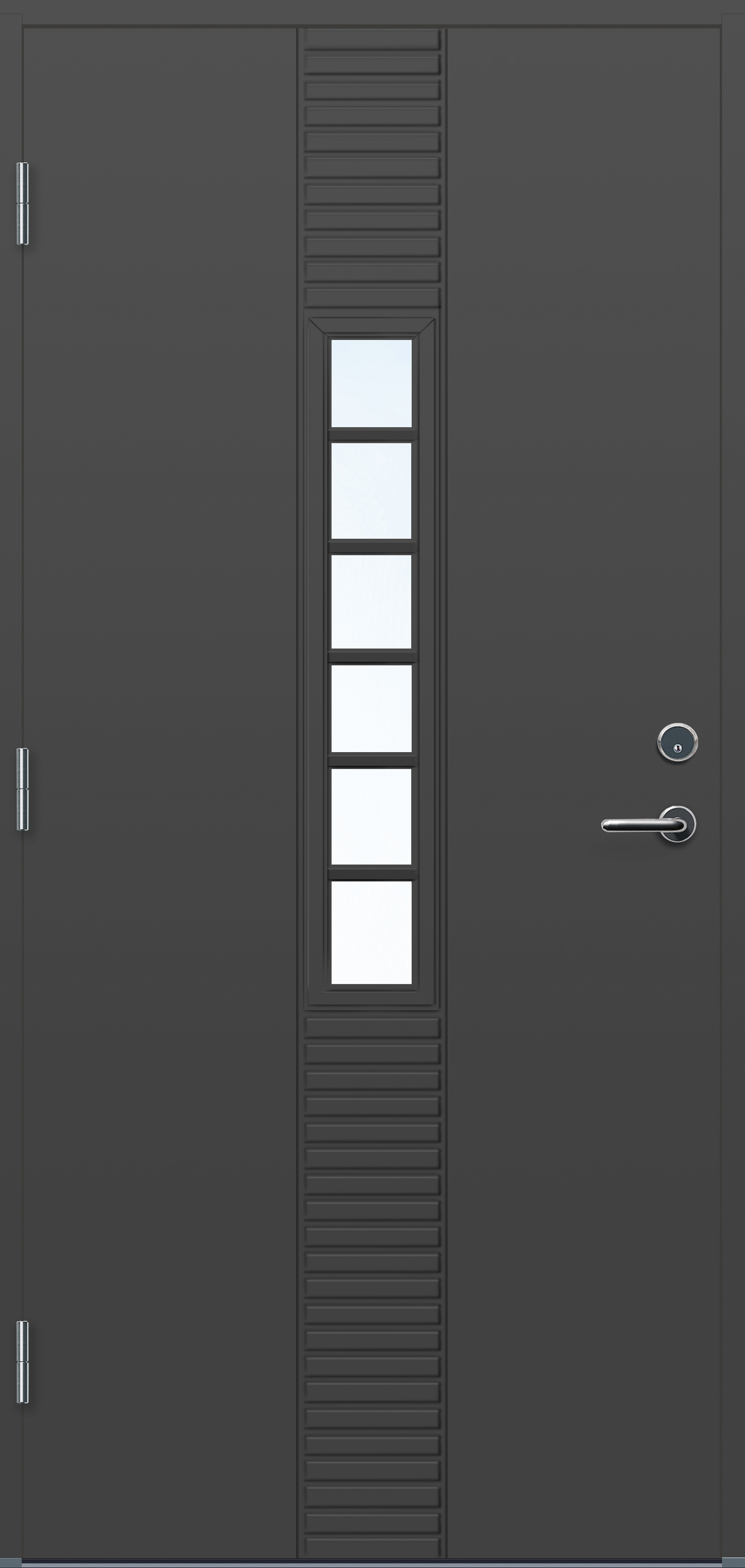 DØR YD LILLEHAMMER 9X21V MØRK GRÅ