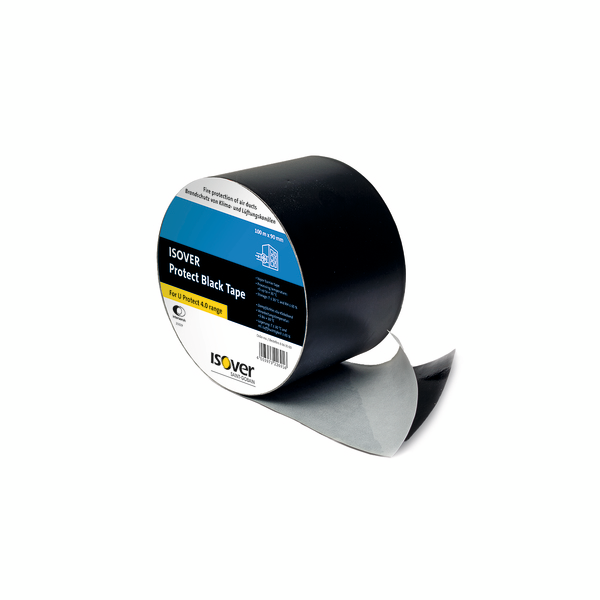 Al-asennusteippi Isover Musta 90mmx100m
