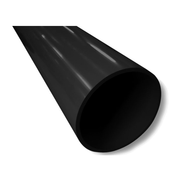 NEDLØPSRØR 75MM 3M SORT
