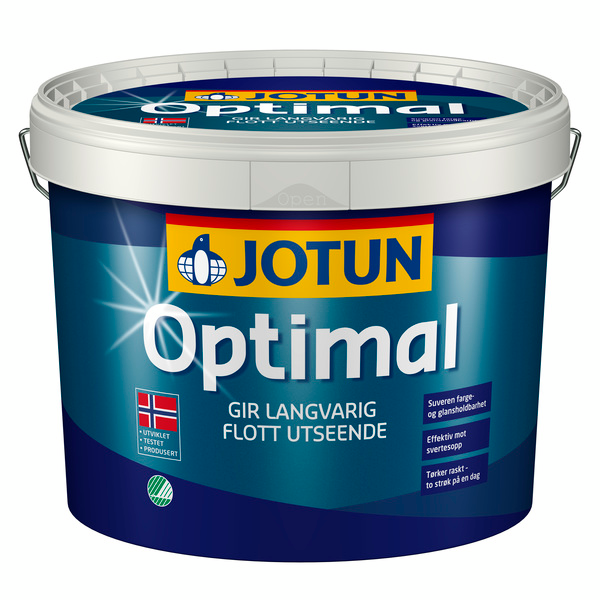 Maling Optimal 10 l oksydrød base - Jotun