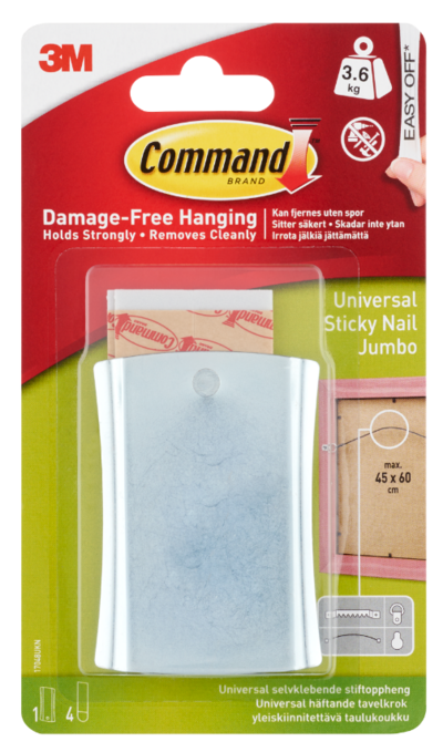 Koukku Command Jumbo 17048 taulukoukku