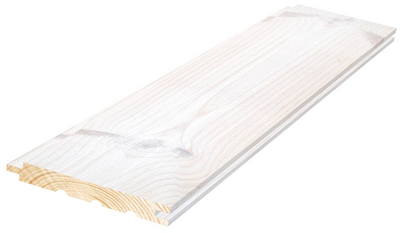 FURU 13X120X2390 SJØBOD NATUR SNØ