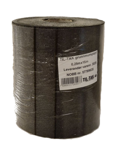 TIL-TAK GRUNNMURSPAPP 0,25M X 15M