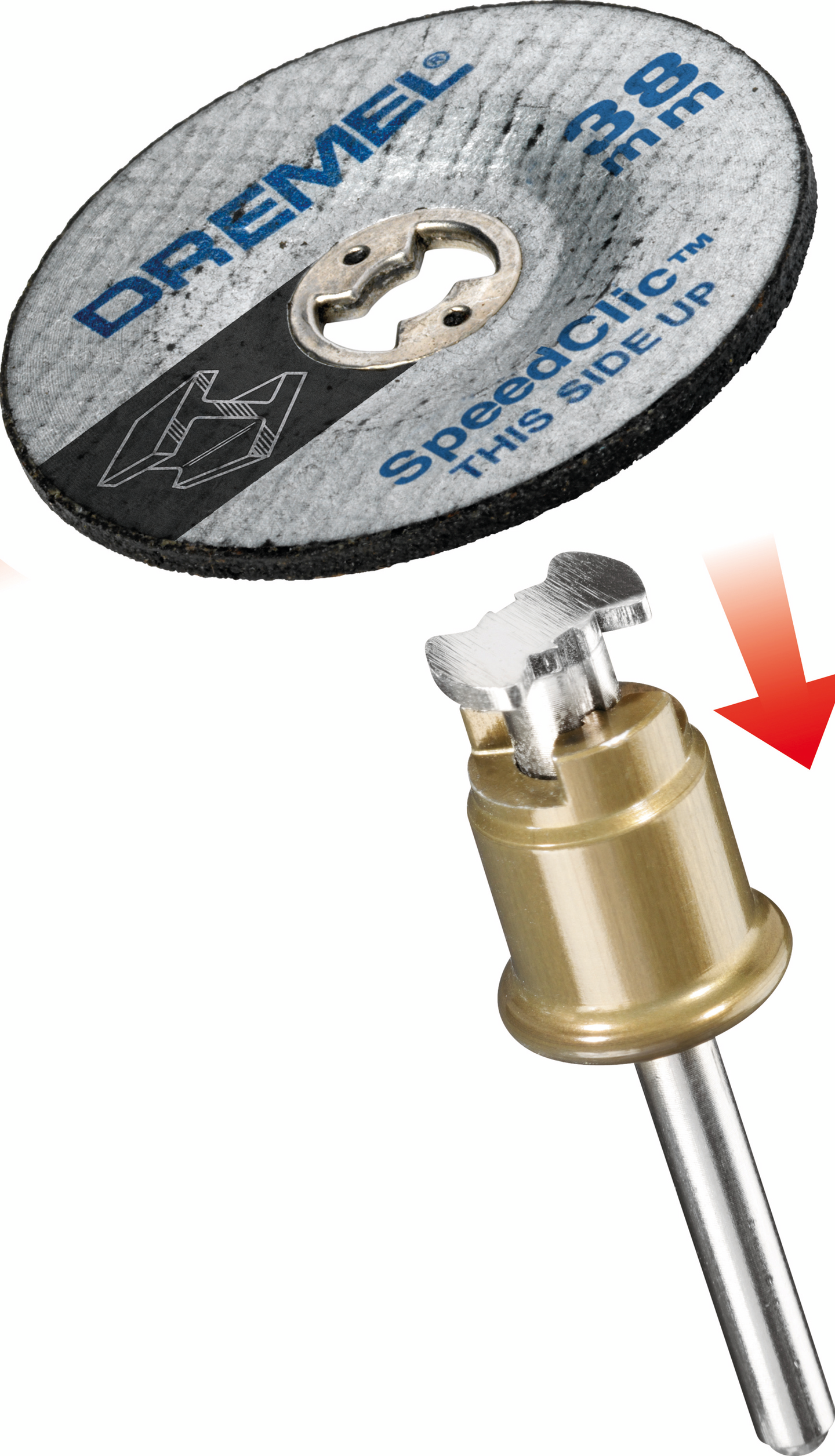 Hiomalaikka Dremel SC541 EZ SpeedClick metalli 38mm 2kpl
