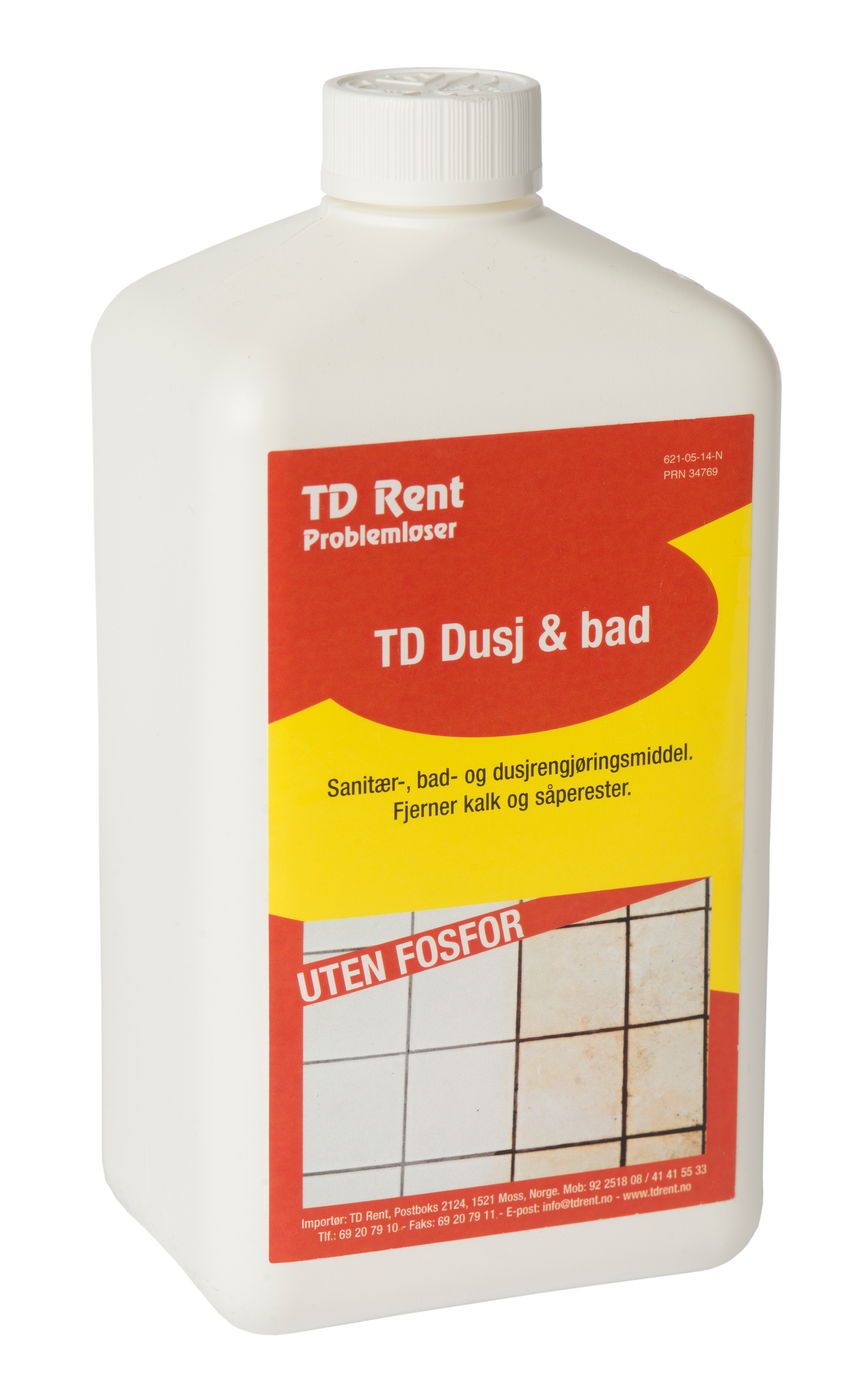 RENGJØRING FOR DUSJ & BAD 1L