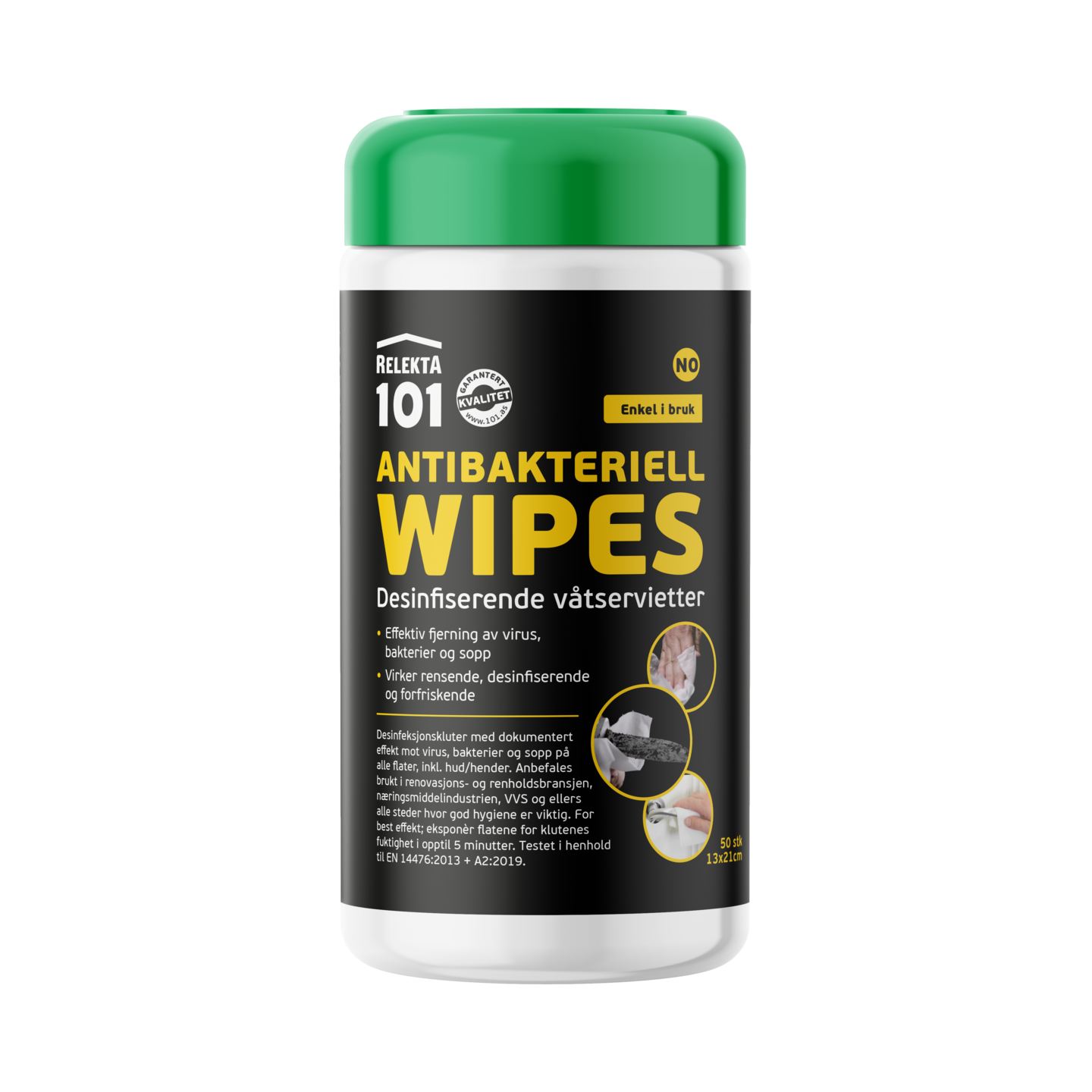 VÅTSERVIETT ANTIBAKTERIELL