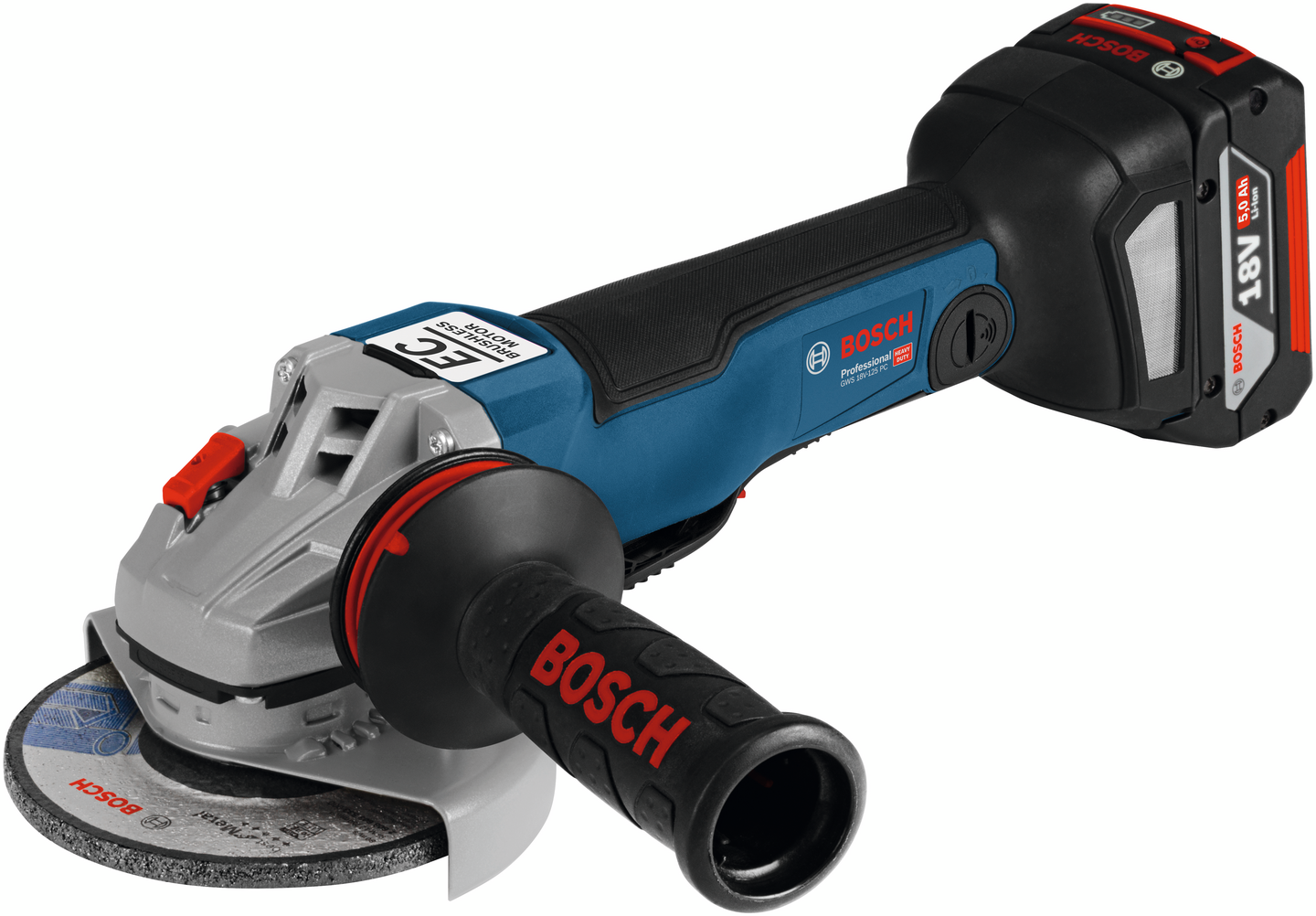 Akkukulmahiomakone Bosch GWS 18V-10 PC Solo L-BOXX 125mm