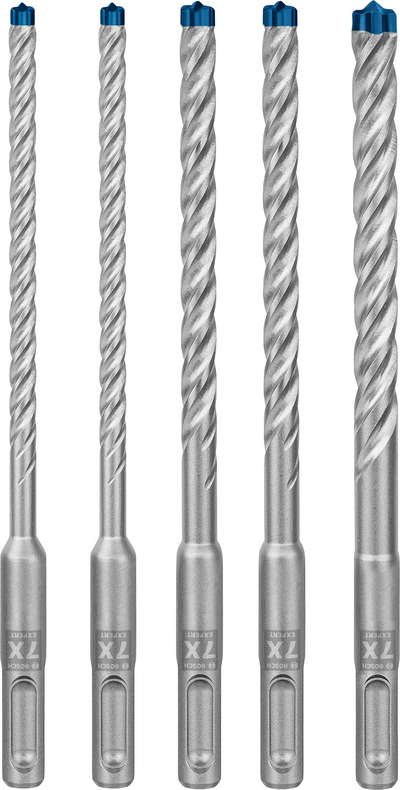 Poravasaranteräsarja Bosch Expert SDS plus-7X 6/6/8/8/10mm 5kpl