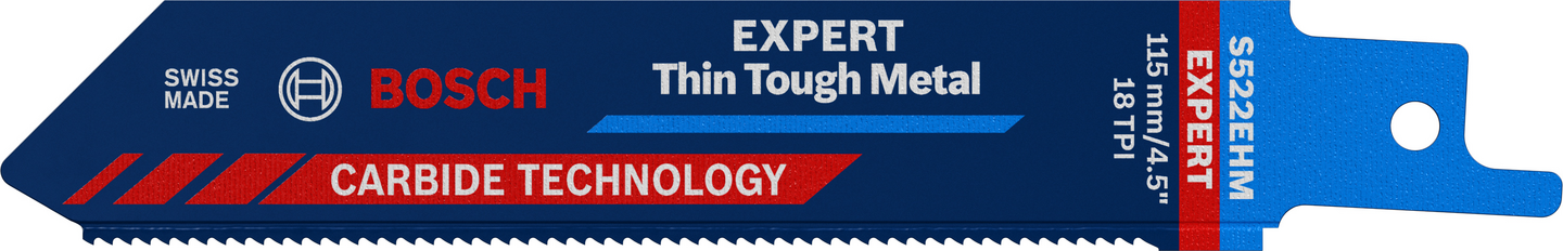 Puukkosahanterä Bosch Expert Thin Tough Metal S 522 EHM