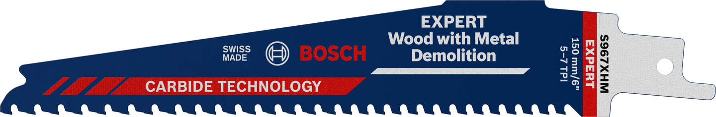 Puukkosahanterä Bosch EXPERT 'Wood with Metal Demolition' S 967 XHM, 1 kpl