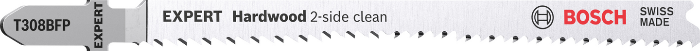 Pistosahanterä Bosch Expert Hard Wood 2-Side Clean T 308 BFP 3kpl