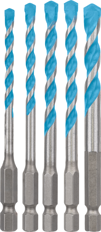 Poranteräsarja Bosch EXPERT HEX-9 MultiConstruction 4/5/6/6/8 mm, 5 kpl