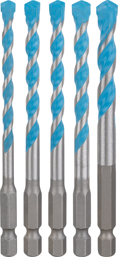 Poranteräsarja Bosch EXPERT HEX-9 MultiConstruction 5,5/6/6/7/8 mm, 5 kpl