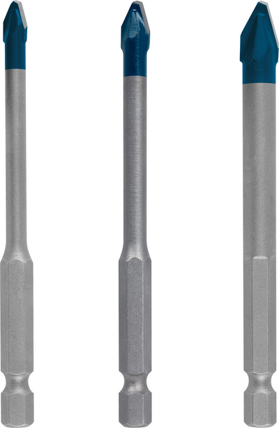 Poranteräsarja Bosch EXPERT HardCeramic HEX-9 5/6/8 mm, 3 kpl