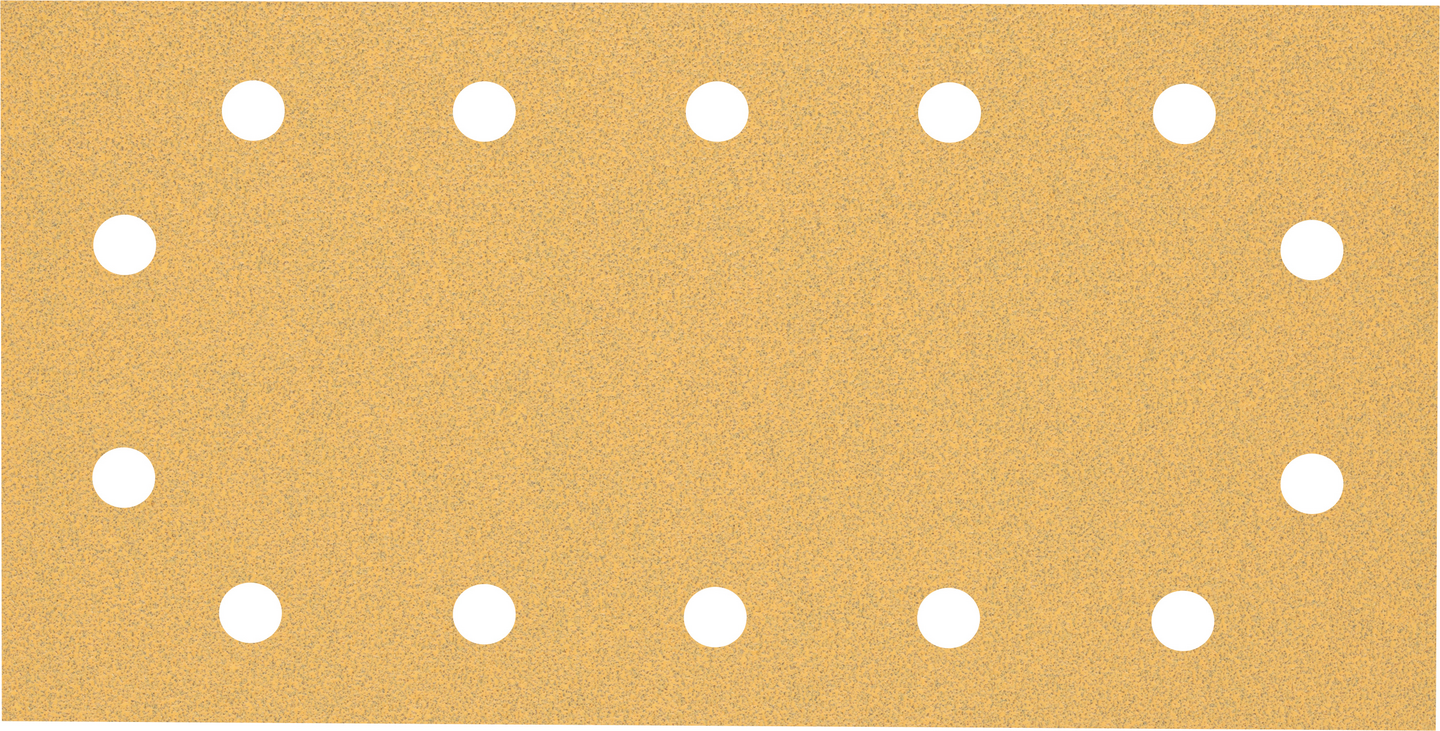 Hiomapaperi tasohiomakoneille Bosch 14-reikää EXPERT C470, 115x230mm G80, 50kpl