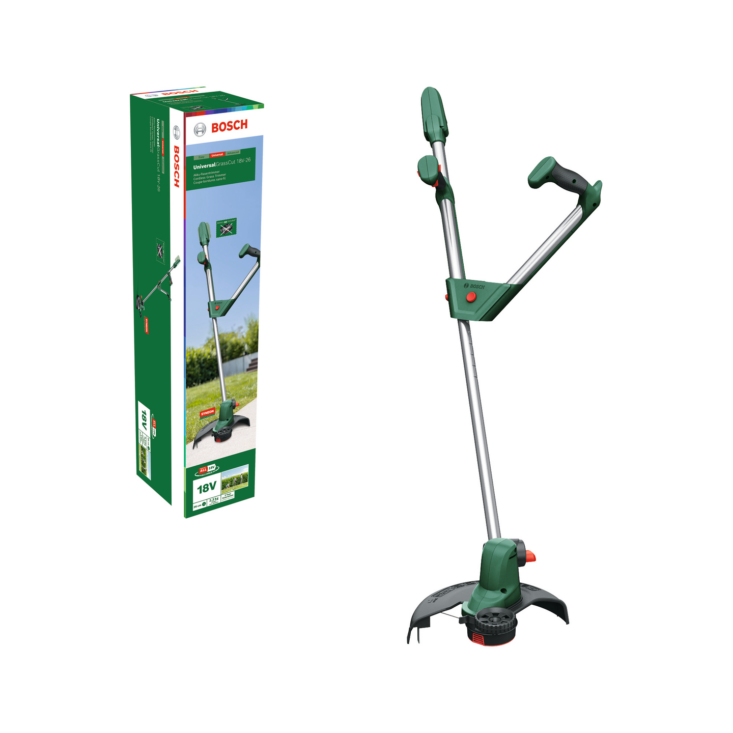 Akkutrimmeri Bosch UniversalGrassCut 18V-26 Solo