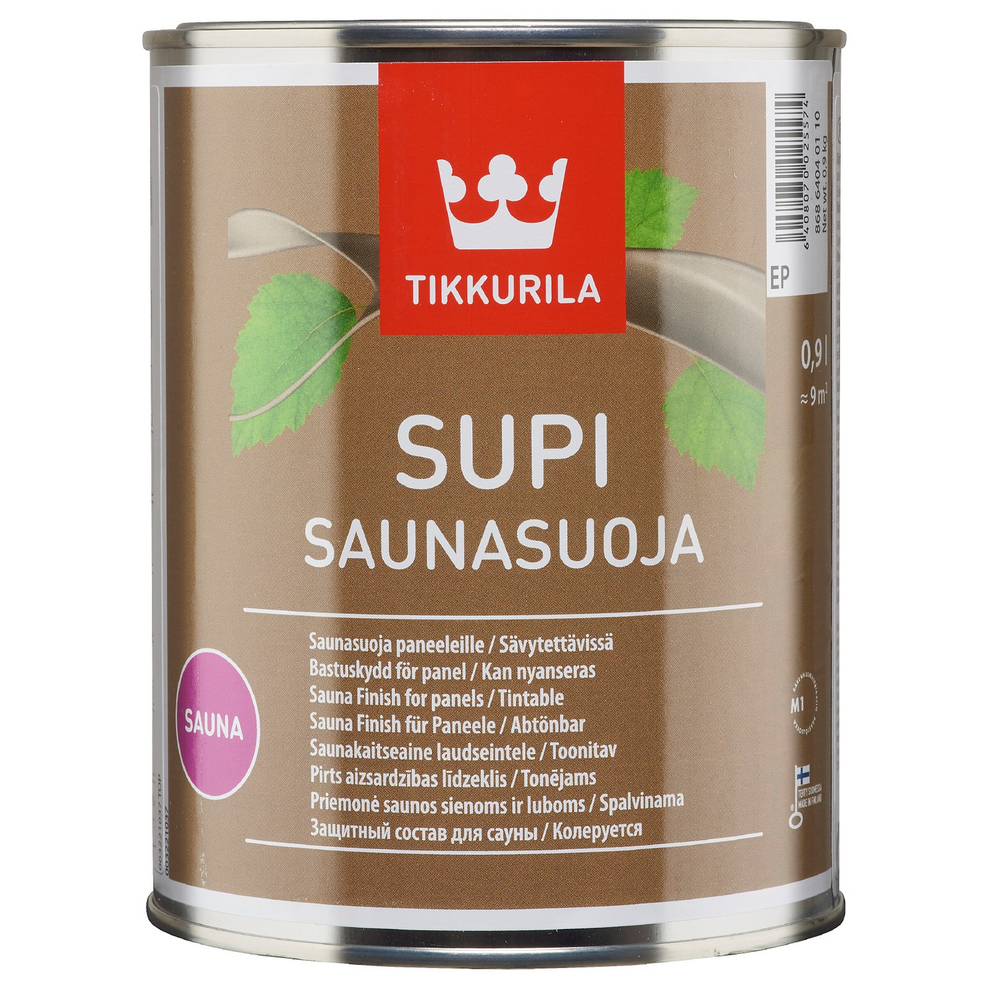 Supi Saunasuoja 0,9l EP kirkas sävytettävissä