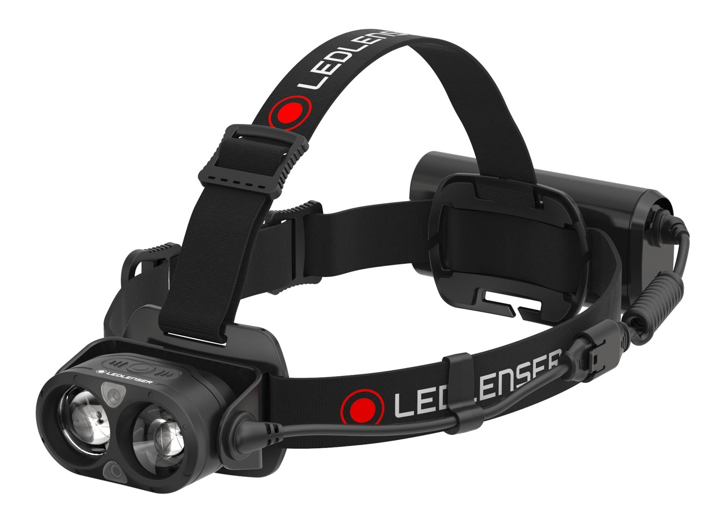 Otsalamppu Ledlenser H19R Core musta 3500lm ladattava