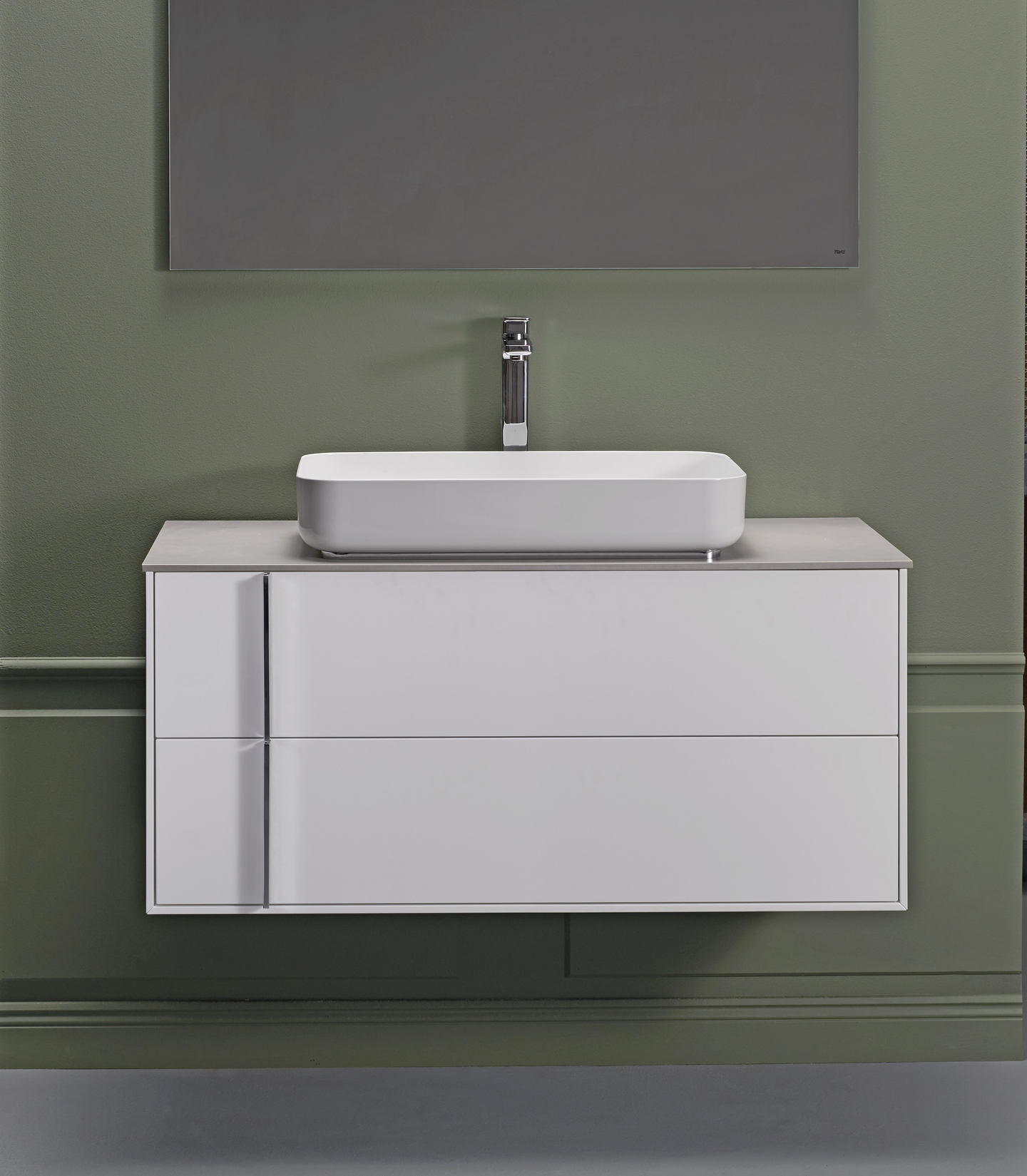 TVÄTTSTÄLLSSKÅP HAFA EDGE 1000 VIT