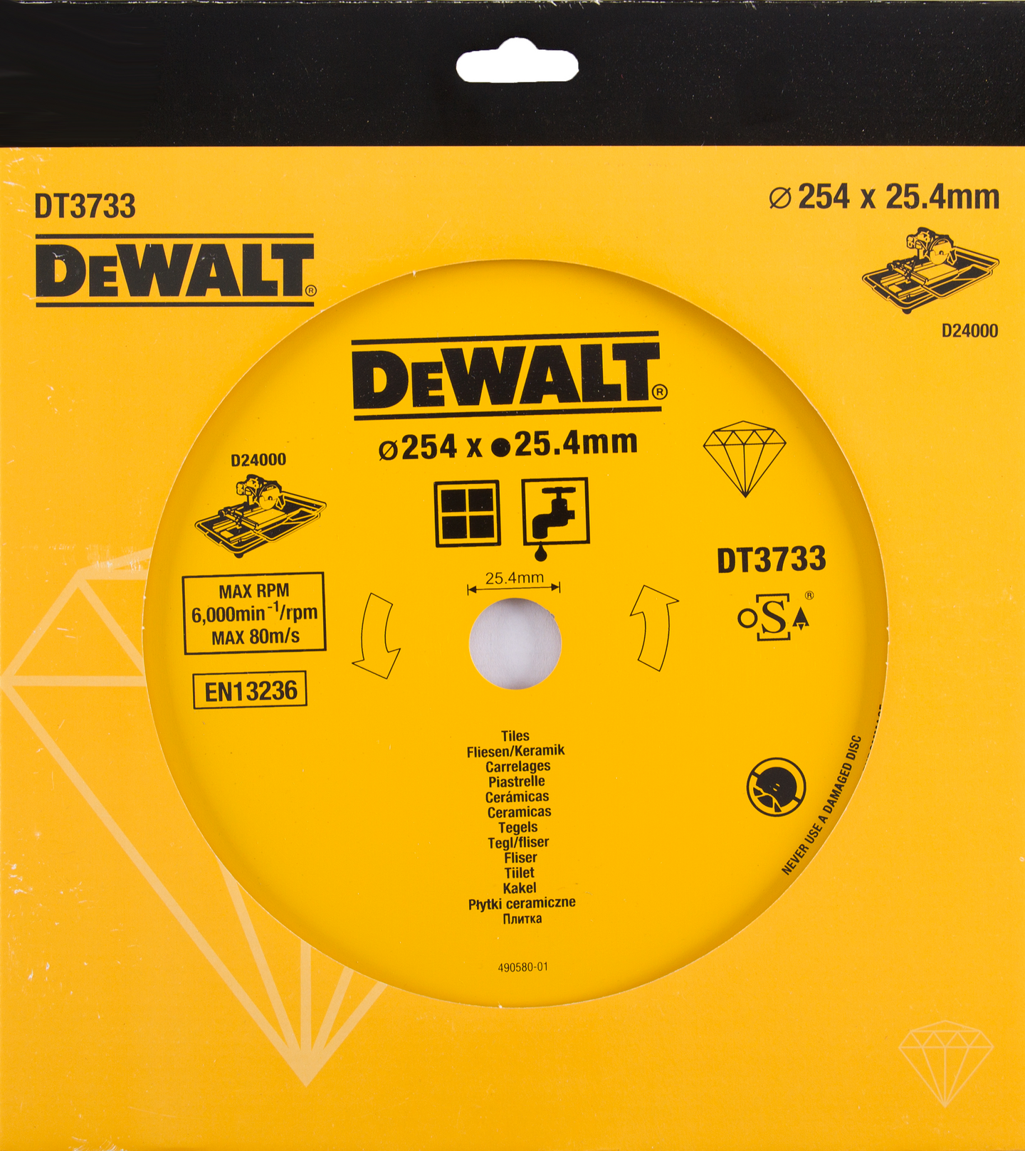 KAPPESKIVE DIAM KERAMIKK DT3733