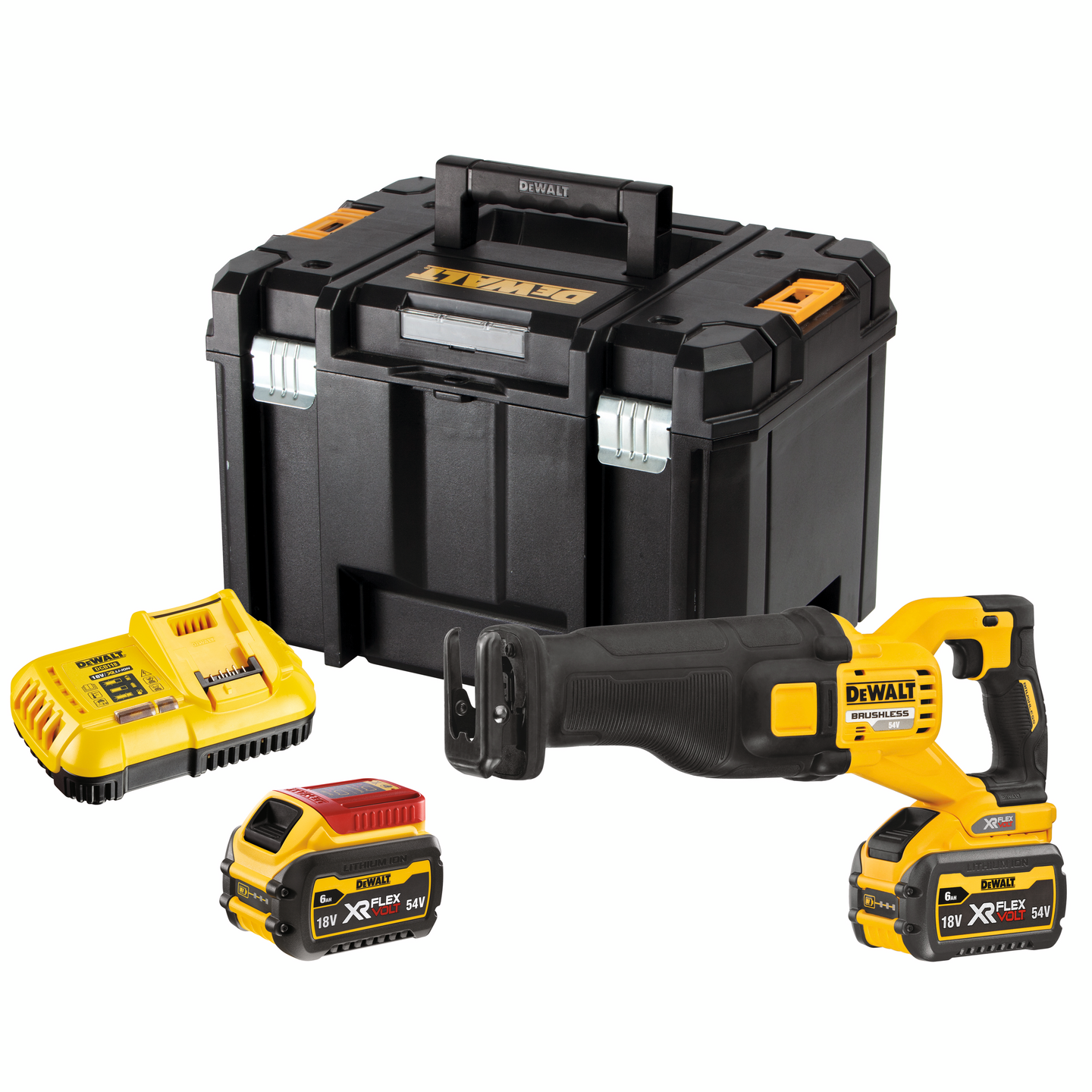 Akkupuukkosaha DeWalt DCS389T2 54V XR Flexvolt 2X6,0Ah