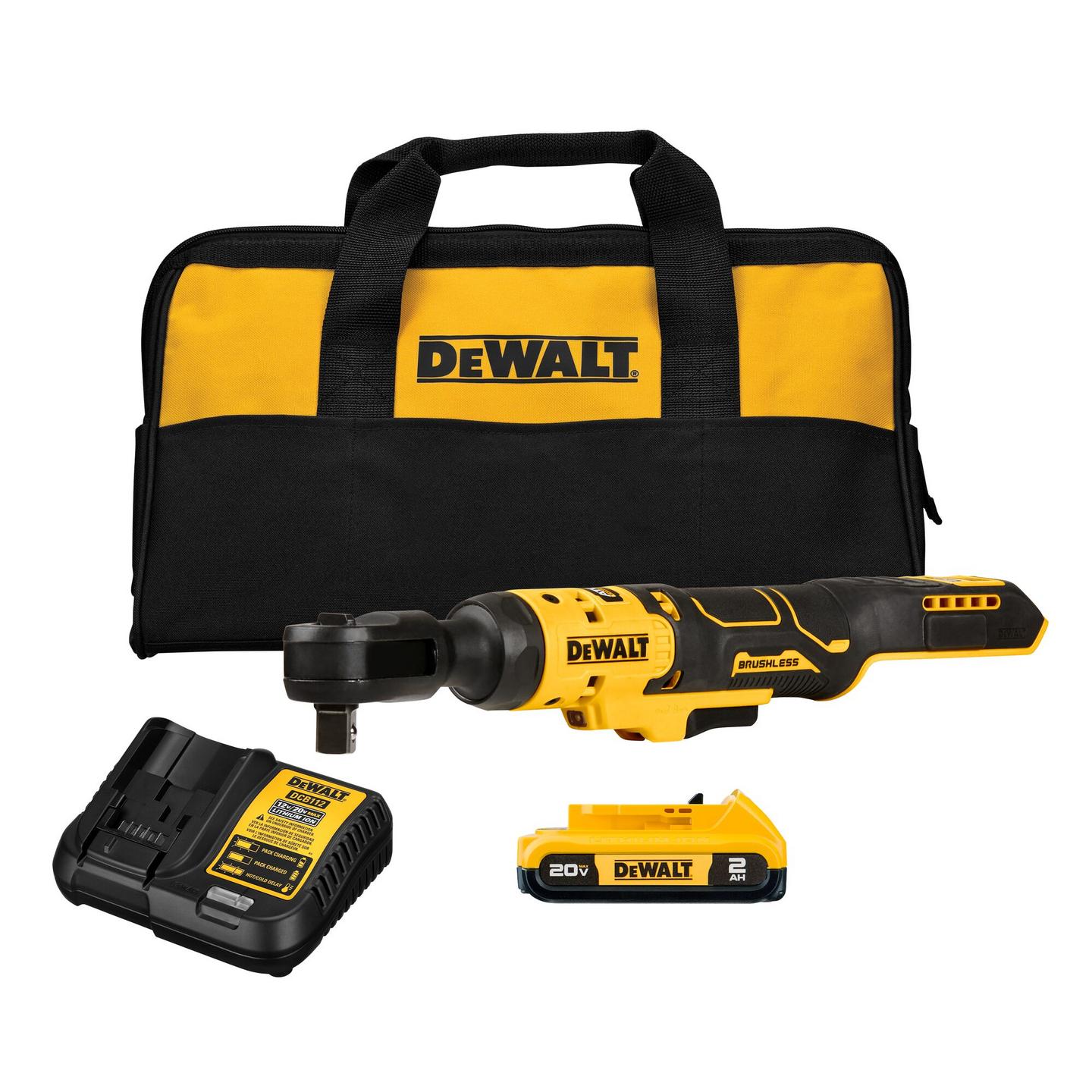 Akkuräikkäväännin DeWalt DCF512D1 18V XR 1/2" 1X2,0Ah
