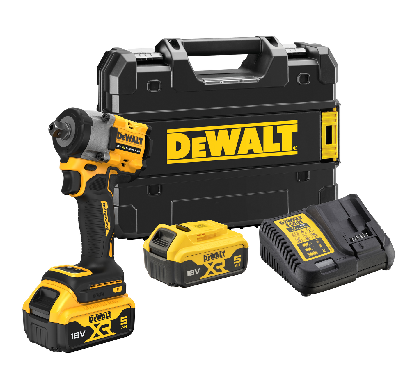 Iskevä mutterinväännin Dewalt DCF922P2T 1/2in 18V XR 2x5,0Ah