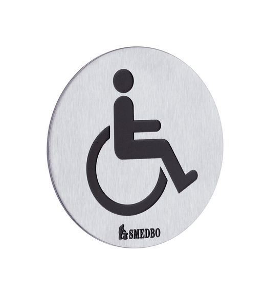 Wc-kyltti Smedbo X-tra FS959 inva tarrakiinnitys harjattu rst