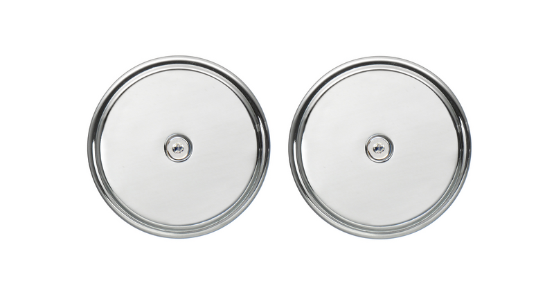 Peitekilpi Beslagsboden B218K kiiltävä kromi