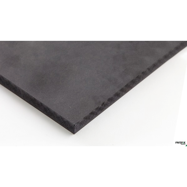 MDF WOODWORLD SVART 12X1200X600