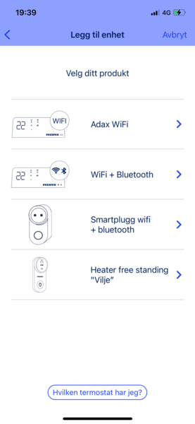 WIFI PLUGG MED TERMOSTAT ADAX