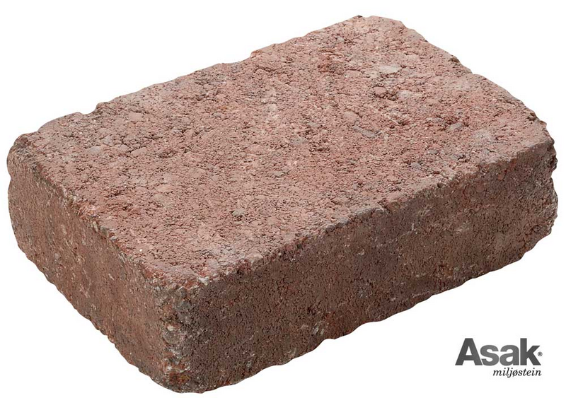 Belegningsstein Herregård 1/1 Rødmix - Asak