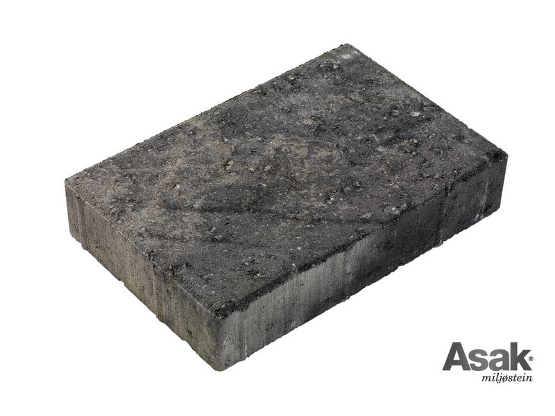 Belegningsstein Relieff XXL gråmix  - Asak