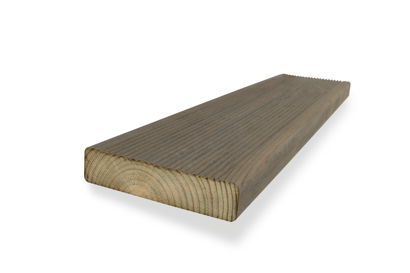 Terrassebord Duo 28x120 Furu Royalimpregnert Fjellgrå - Alvdal Royal