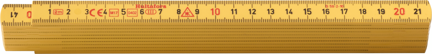 Meterstokk GLF G59-2-10 - Hultafors