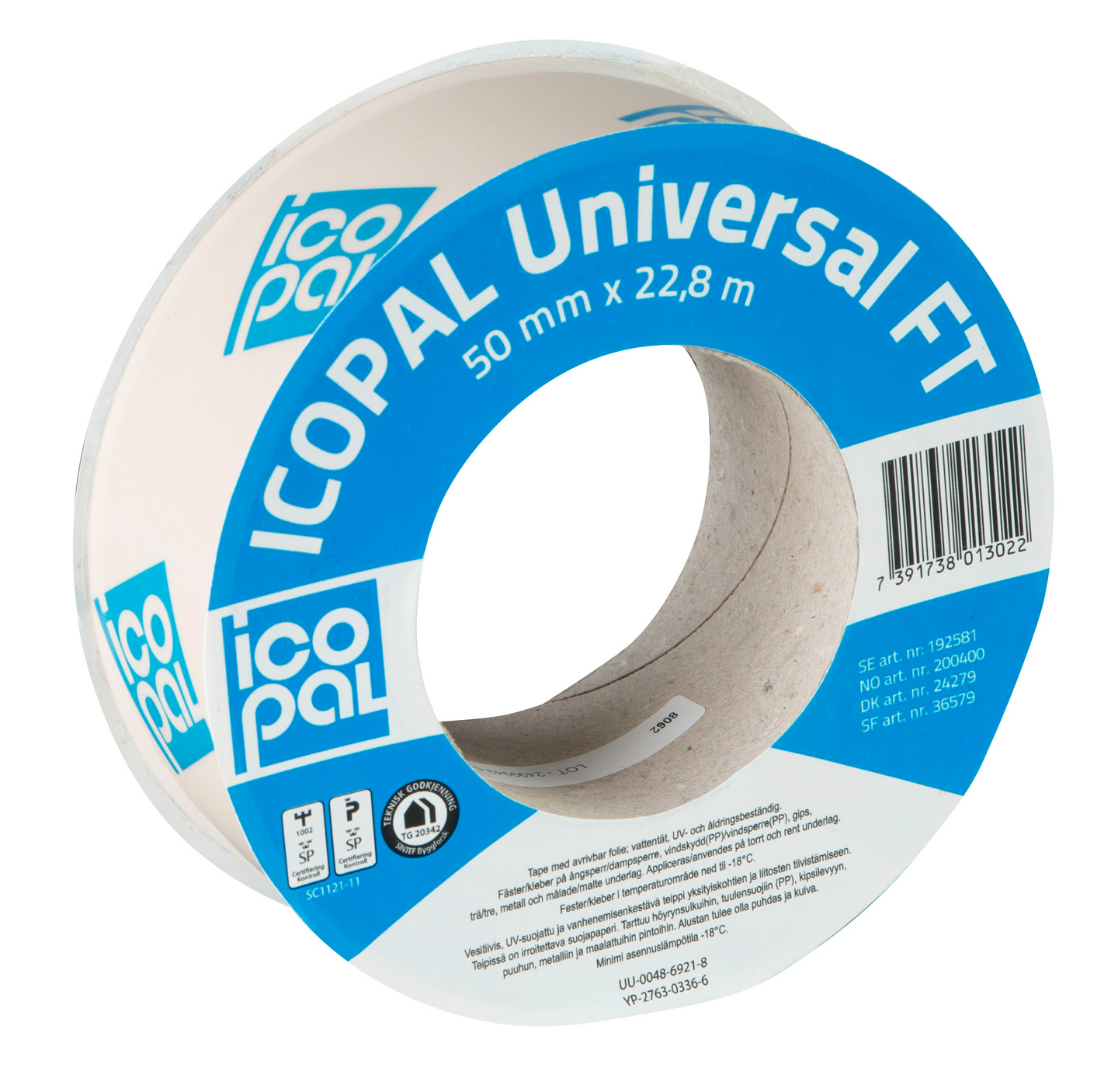 UNIVERSALTAPE FT 100MMX22,8M
