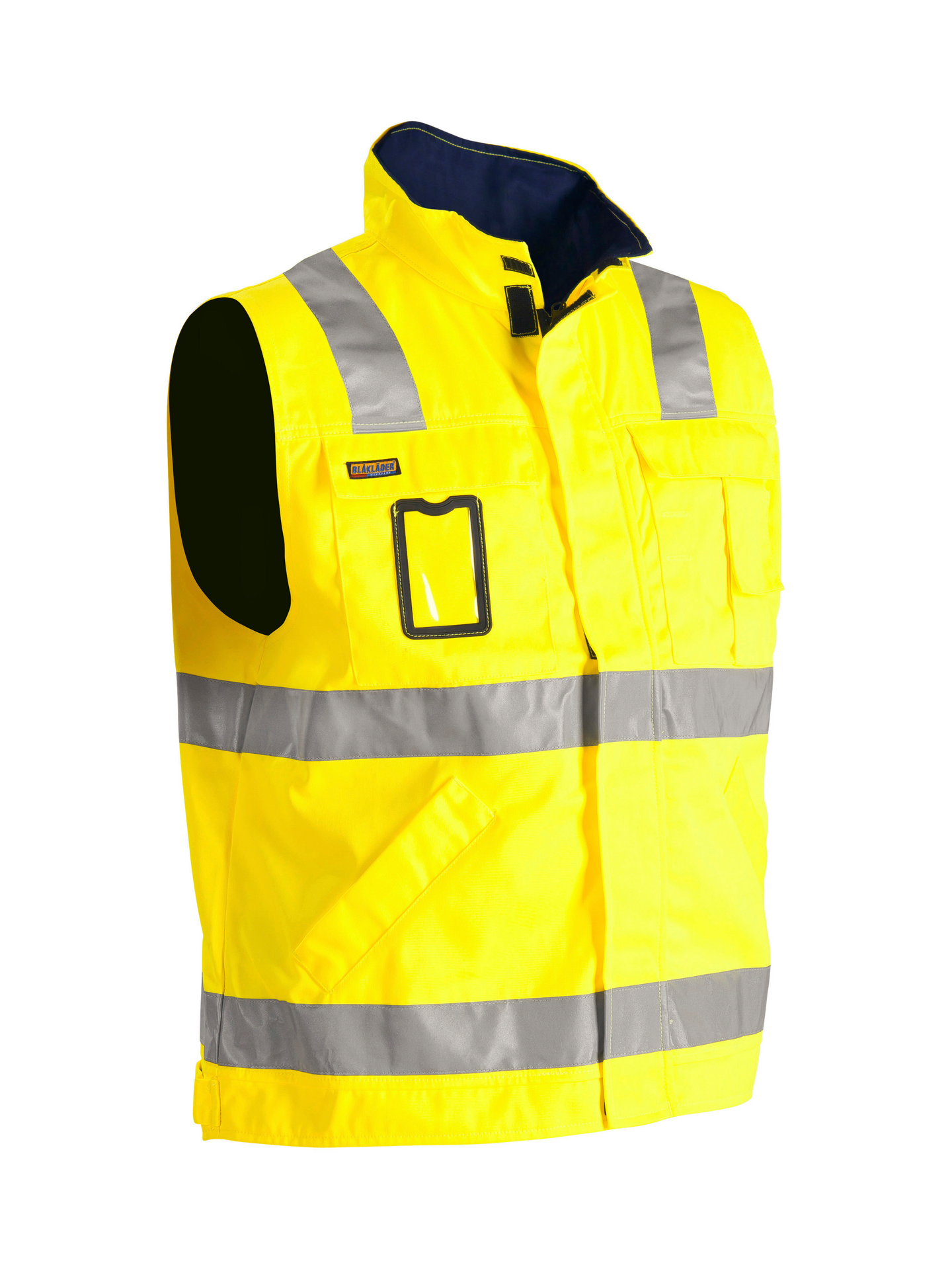 VEST VARSEL GUL/MBLÅ M