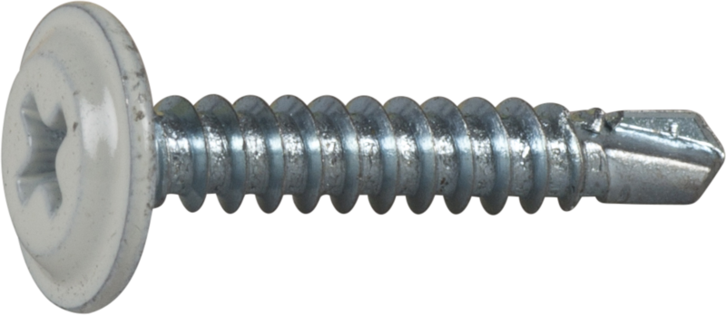 MONTASJESKRUE HVIT 4,2X25 FZB -250