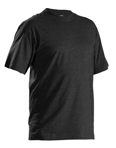 T-Skjorte 5 pak gråmelert 332510539991 XL - Blåkläder