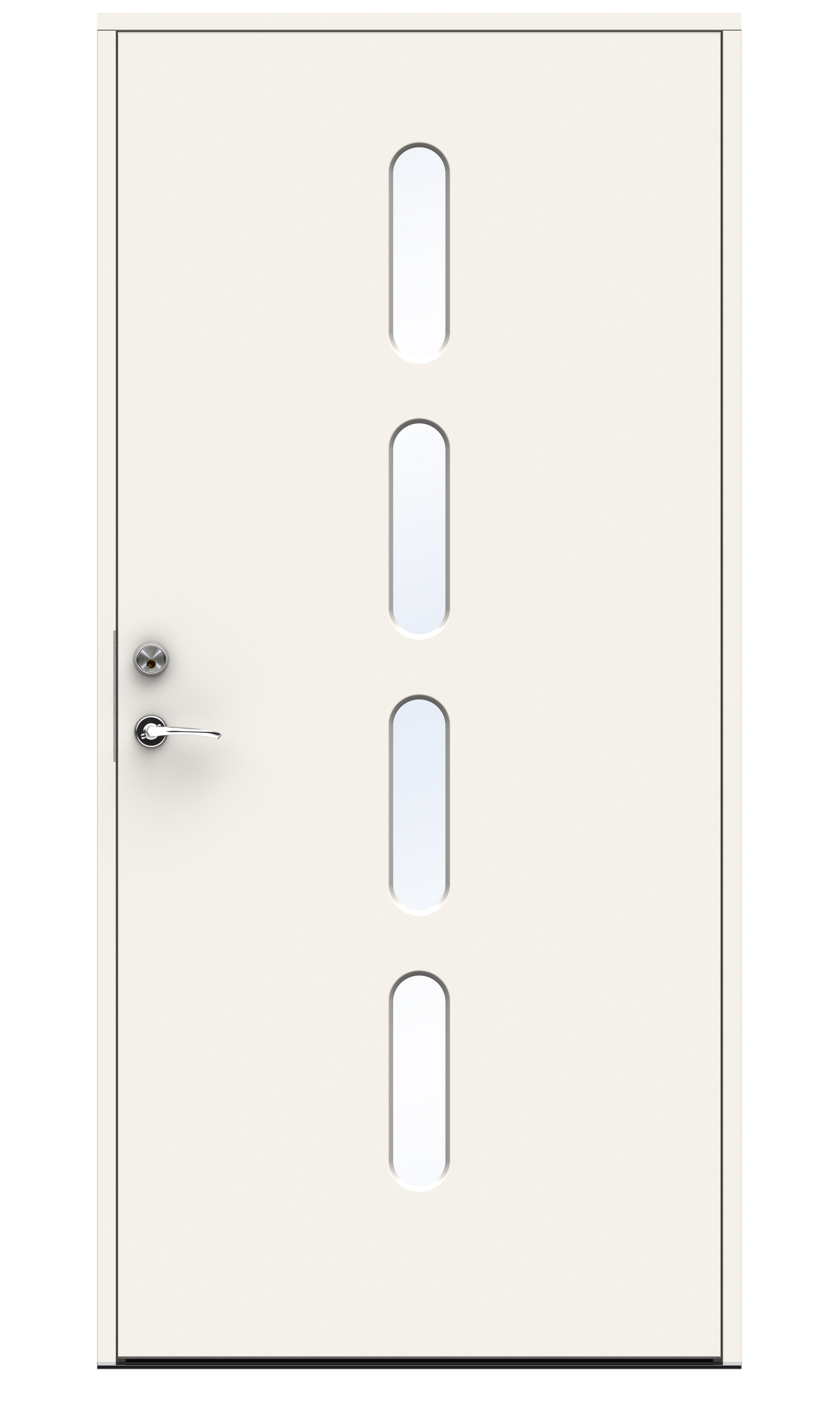 DØRSETT YD 10X20H BEAT HVIT