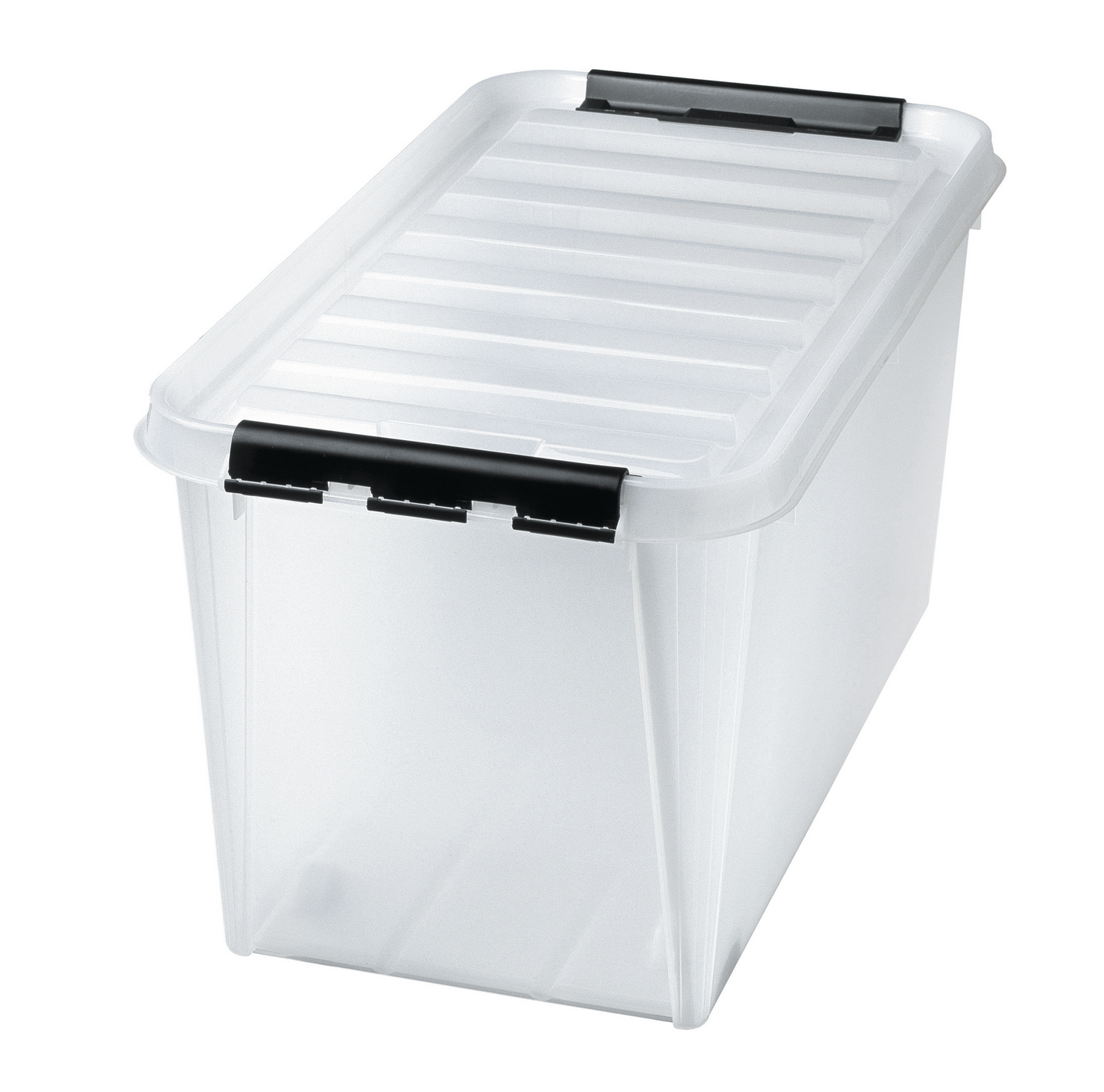 OPPBEV.BOKS M/LOKK 70 L TRANSP