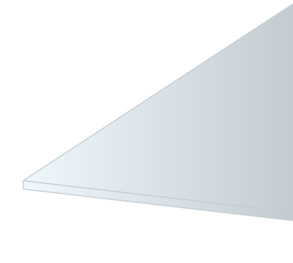 PLATE PVC PLAN 3,0MM 0,6X1,2M