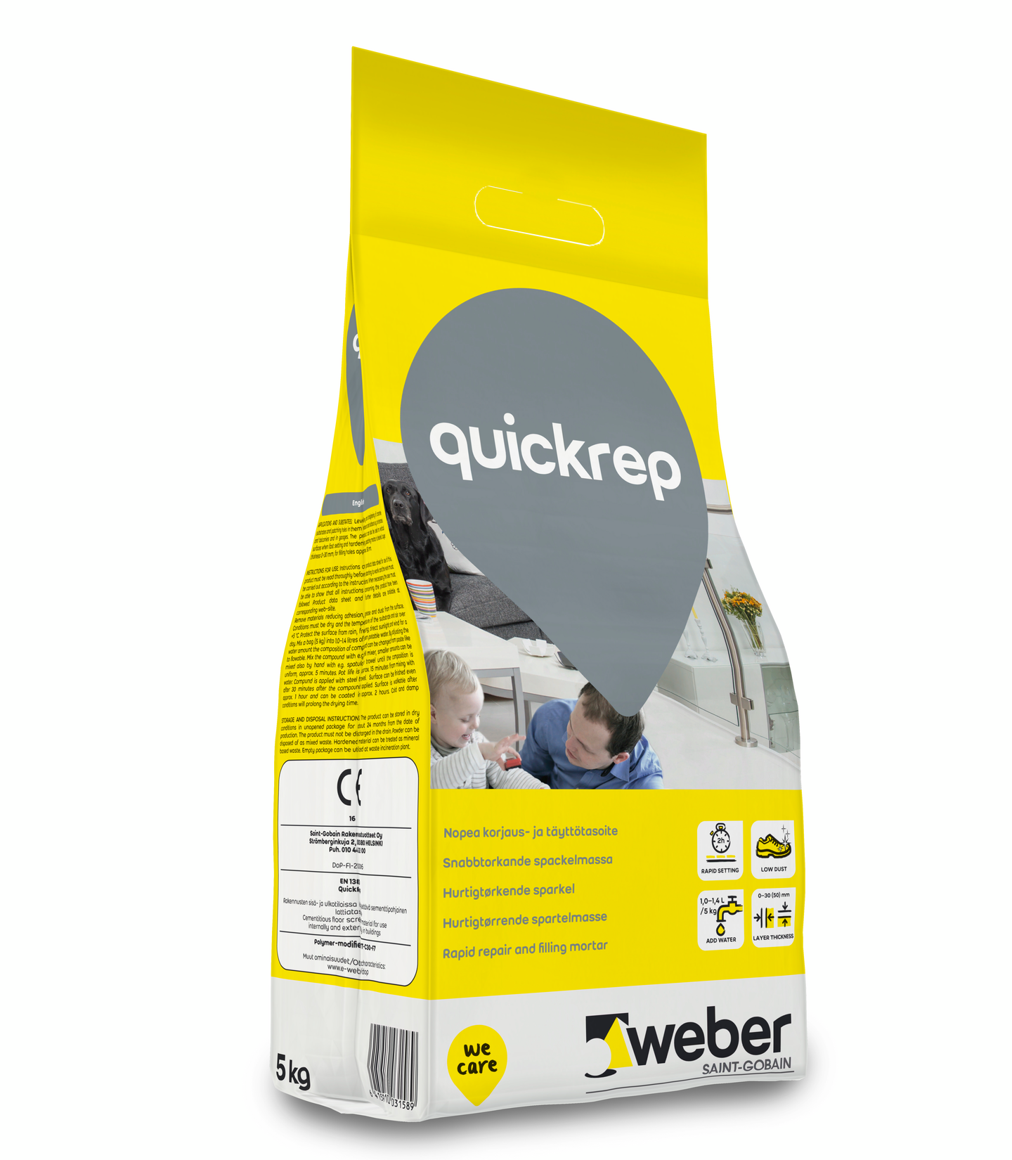 Repmørtel Quickrep 5kg - Weber