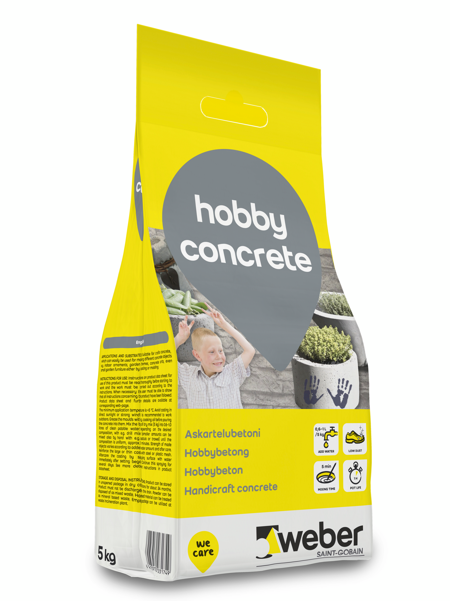 Hobbybetong Concrete 5kg - Weber