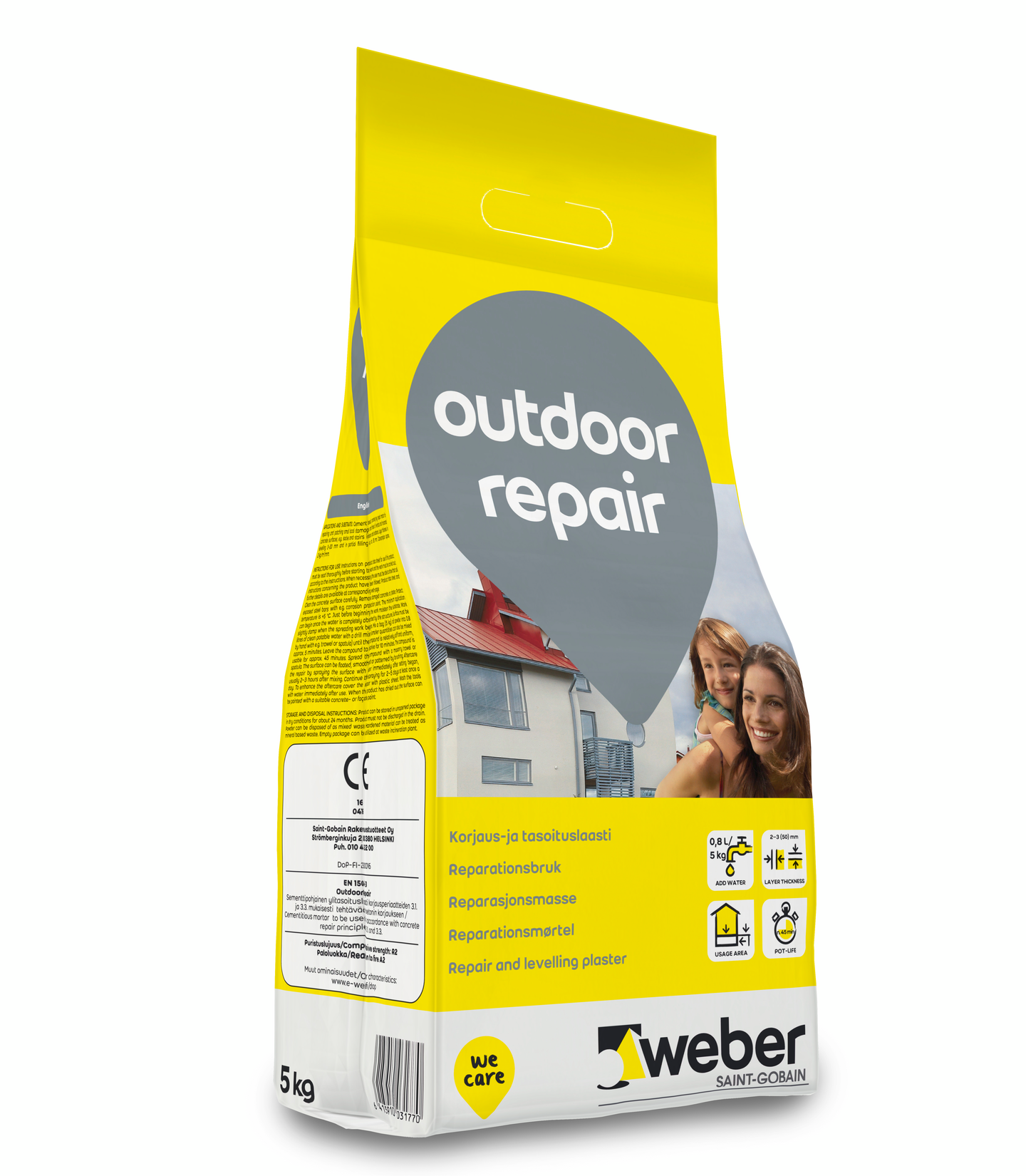 WEBER OUTDOOR REPAIR 5KG REPMØRTEL
