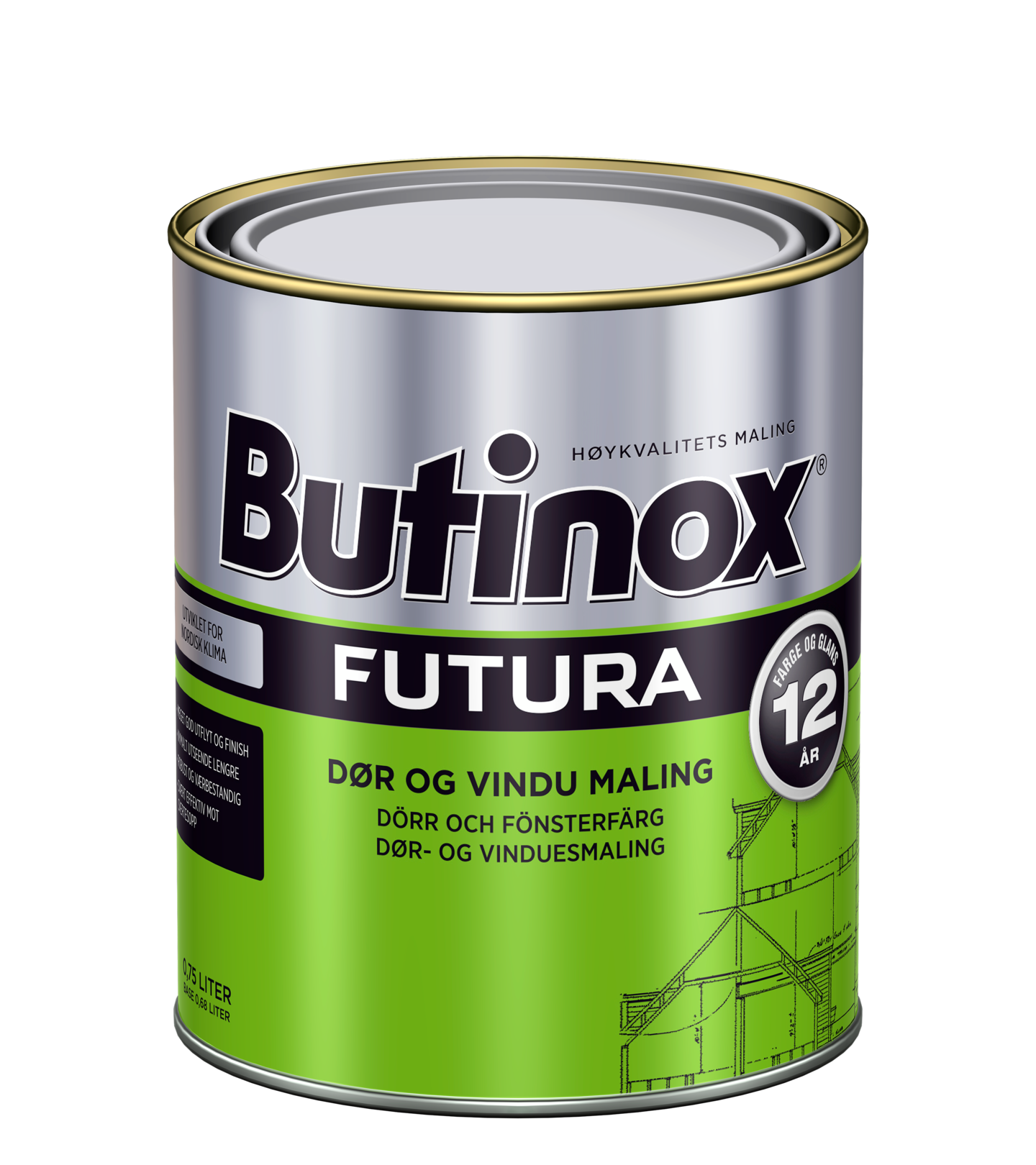BUTINOX FUT DØR VINDU  B BA 2.7L