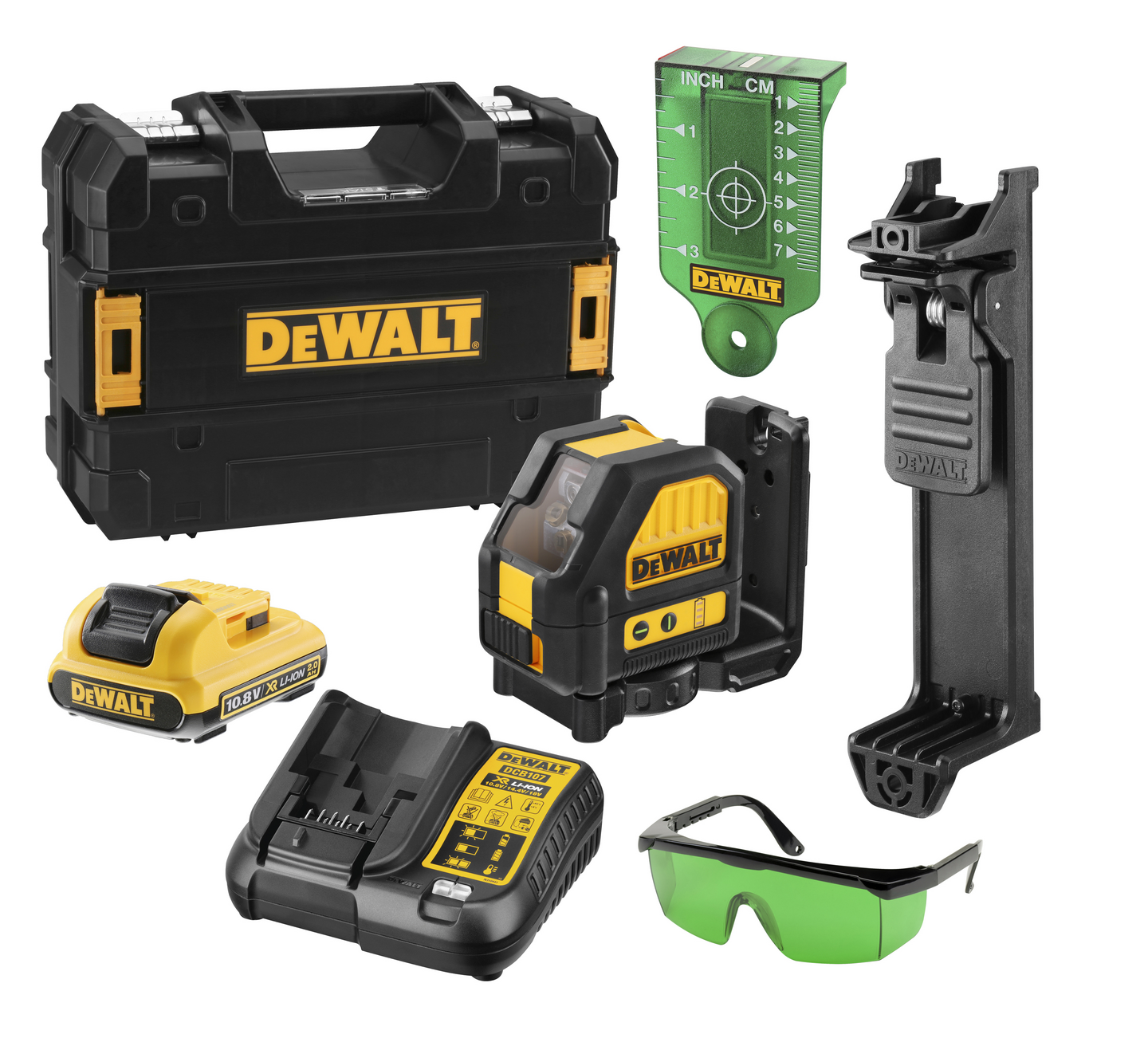 KRYSSLASER 12V GRØNN DCE088D1G