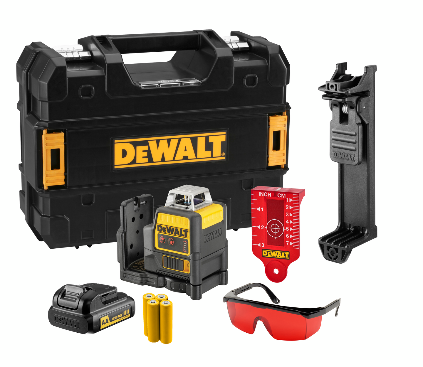 LINJELASER 12V RØD DCE0811DR